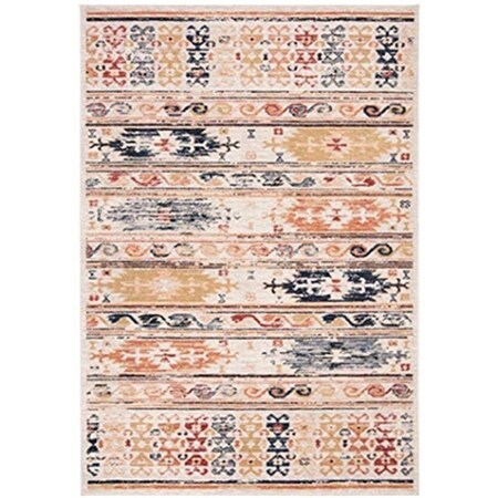 Safavieh 4 x 6 ft. Charleston Bohemian Rectangle Area Rug Ivory & Rust CHL421A-4